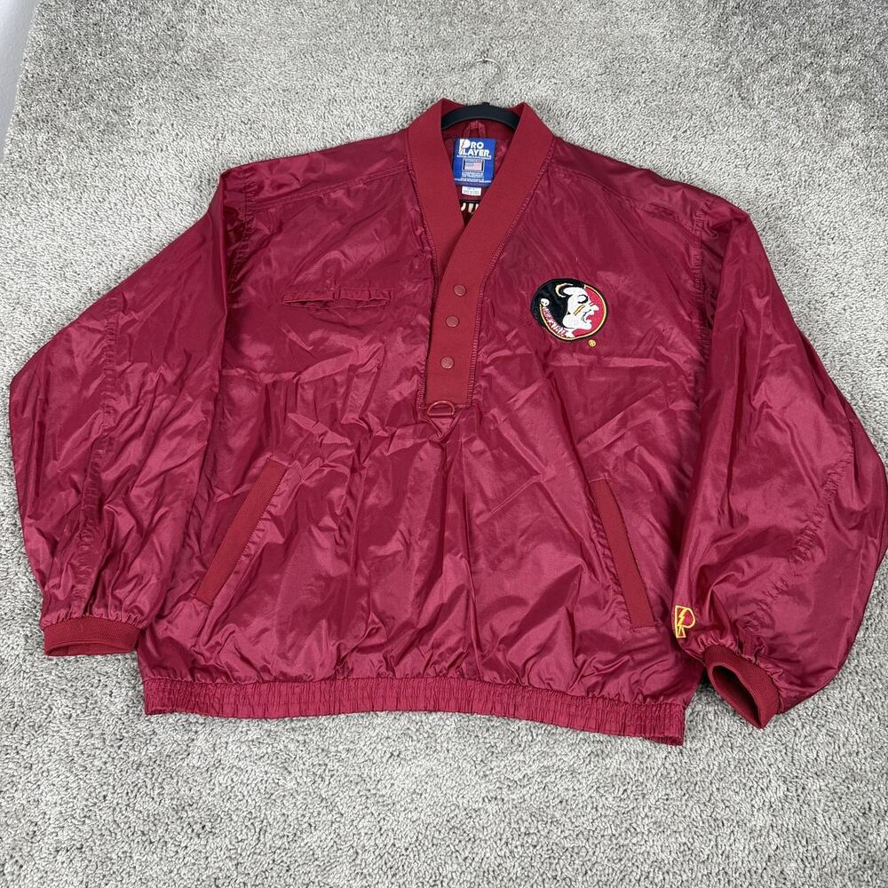 Vintage Florida State Seminoles Jacket Mens Large NCAA Football Pro Player 90s